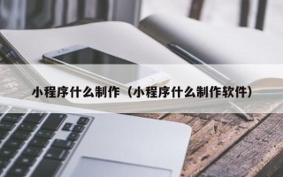 单县小程序什么制作（小程序什么制作软件）